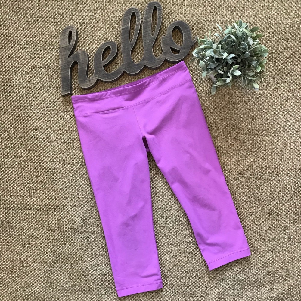 Under Armour Crop Yoga Pant Leggings Pink UA